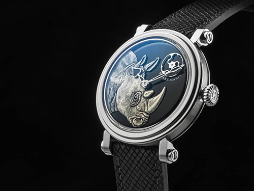 Продолжение коллекции для защиты природы: парные часы Art Series Rhinoceros