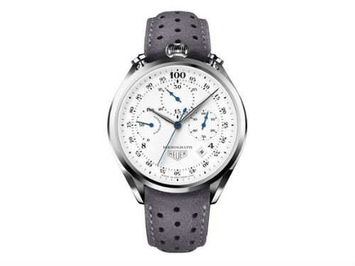 Наручный часы Tag Heuer Mikrograph с извлекаемым хронографом способным отмерять время с интервалом 1/100 секунды